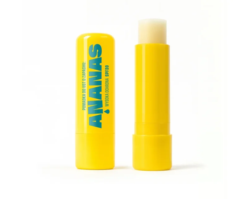 Pomadka ochronna do ust SPF30 o zapachu ananasa